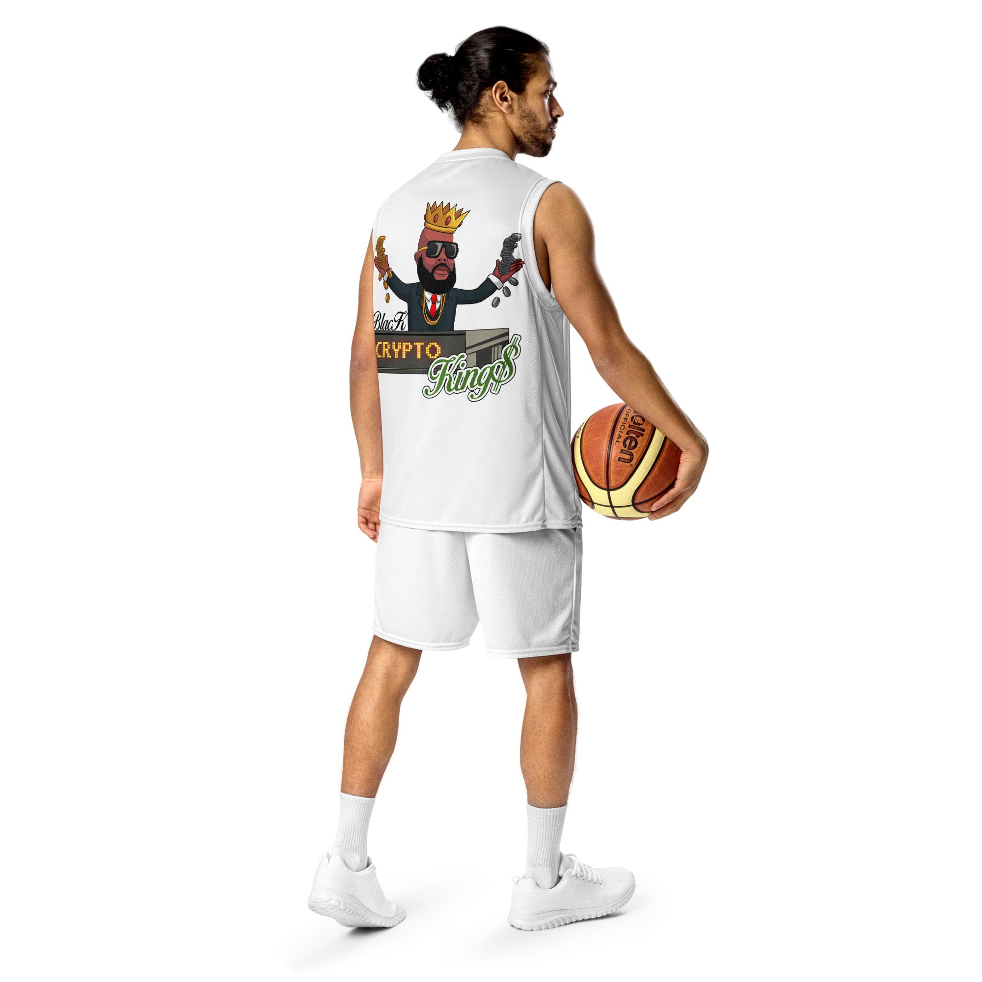 Recycled unisex basketball jersey