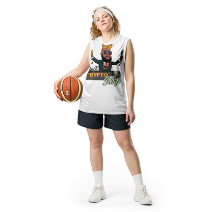 Recycled unisex basketball jersey