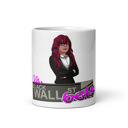 Mrs. Black Wall glossy mug