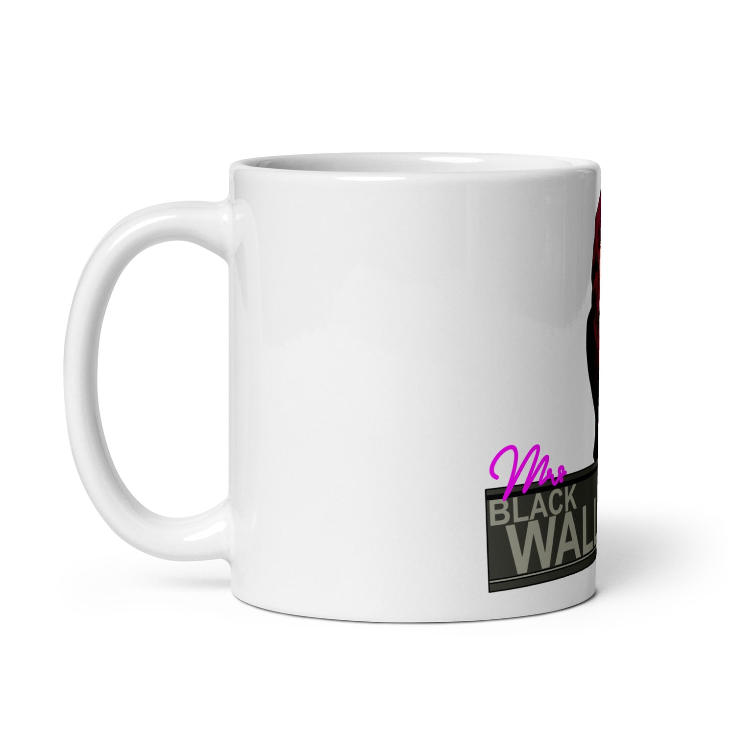 Mrs. Black Wall glossy mug