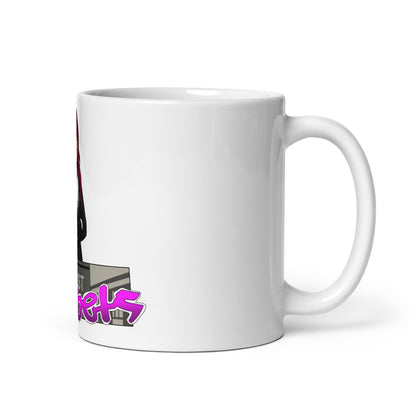 Mrs. Black Wall glossy mug