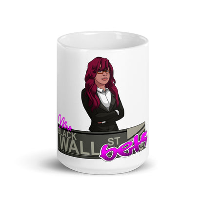 Mrs. Black Wall glossy mug